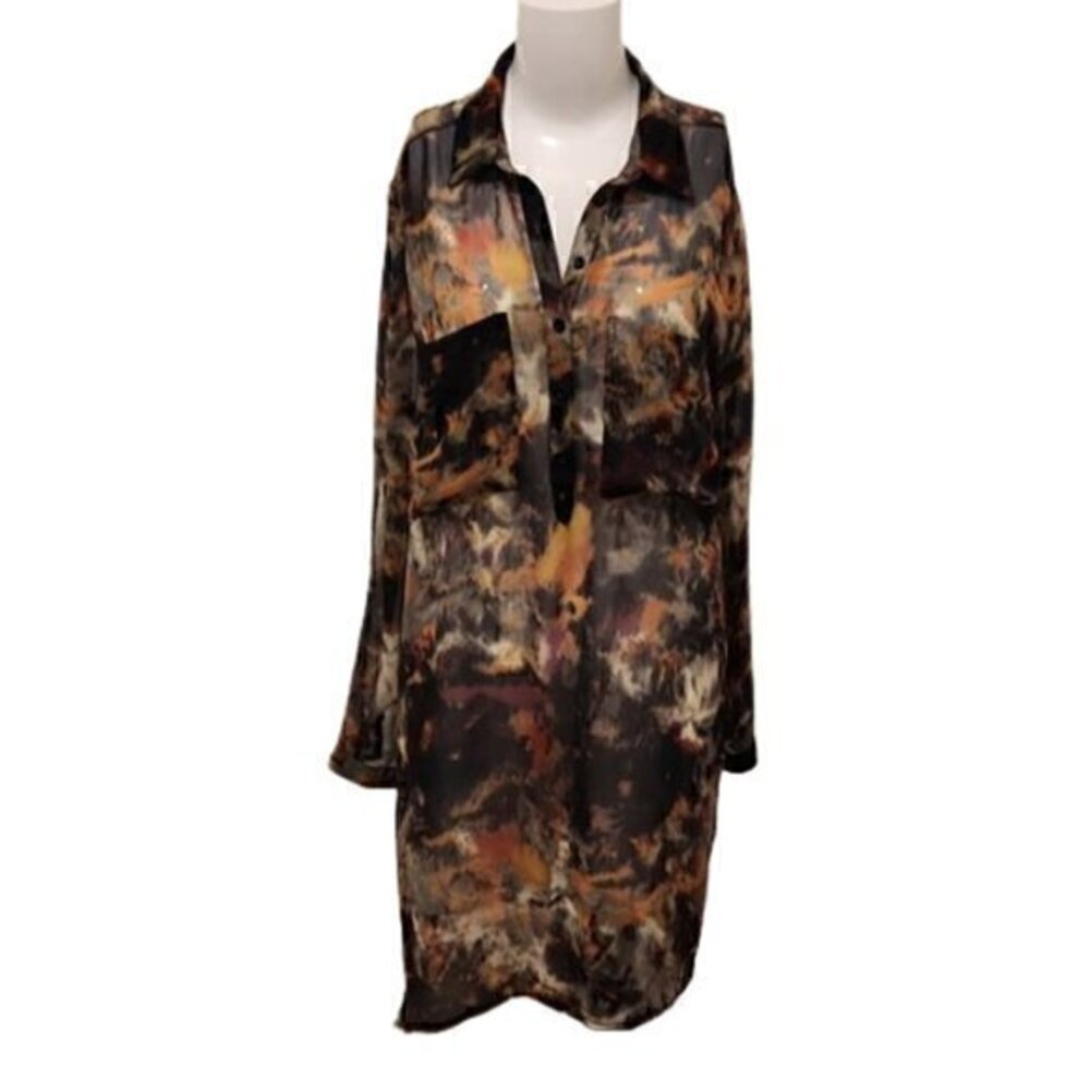 [MM Couture] Collared Shirt Dress - Size S